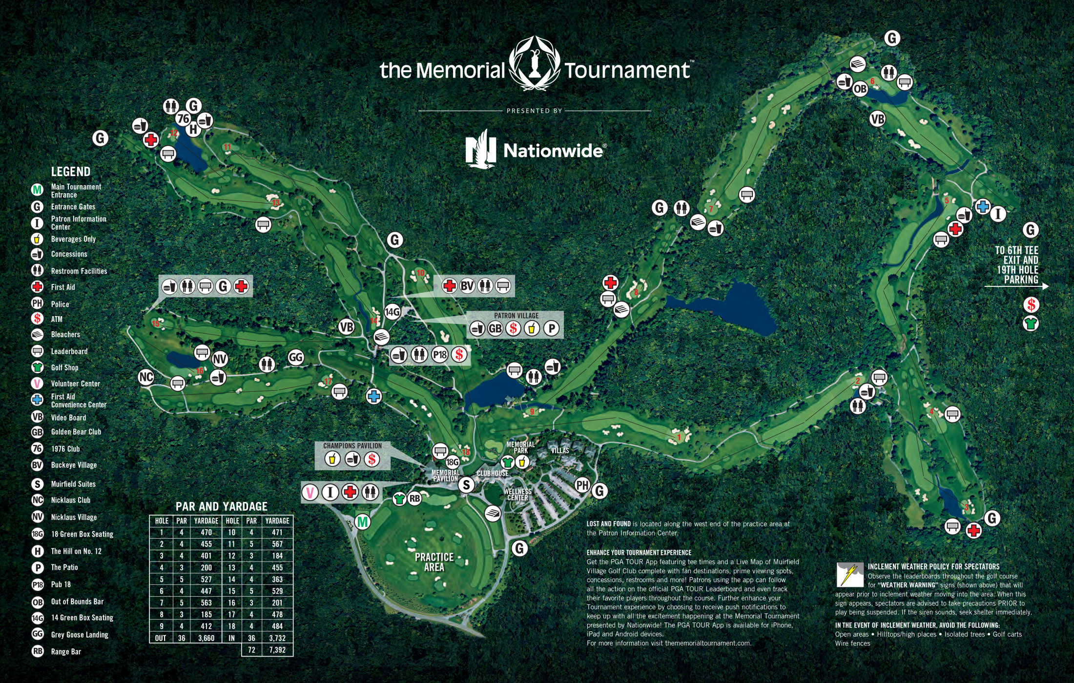 Course Map » the Memorial Tournament