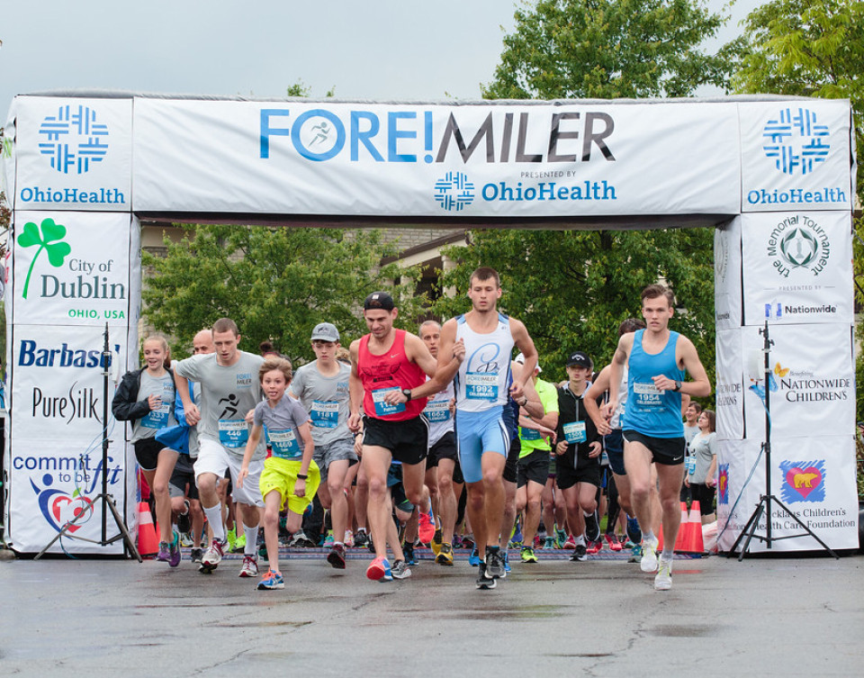 REGISTRATION NOW OPEN FOR THE FOURTH ANNUAL  FORE! MILER PRESENTED BY OHIOHEALTH