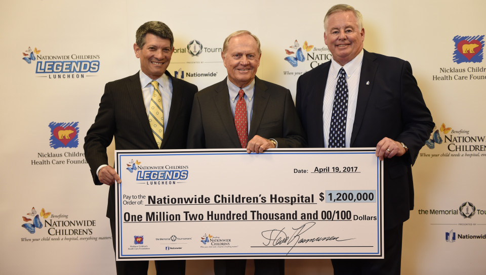 Legends Luncheon presented by Nationwide sets record donation to Nicklaus Childrens Health Care Foundation and Nationwide Childrens Hospital alliance